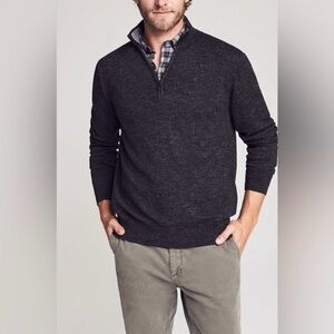 Faherty Sconset Cotton‎ Cashmere Pullover Sweater